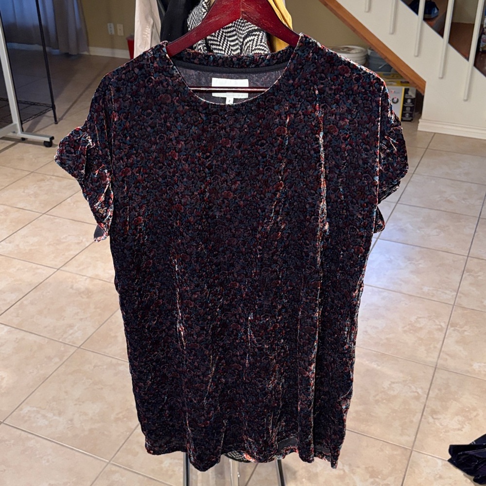 Current/Elliott Multicolor Velvet Dress